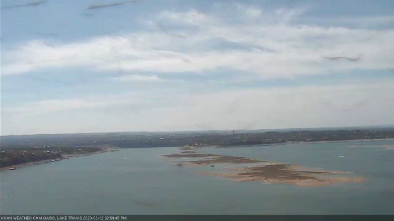 Lake Travis webcam, March 12, 2023 3:00 PM CT
