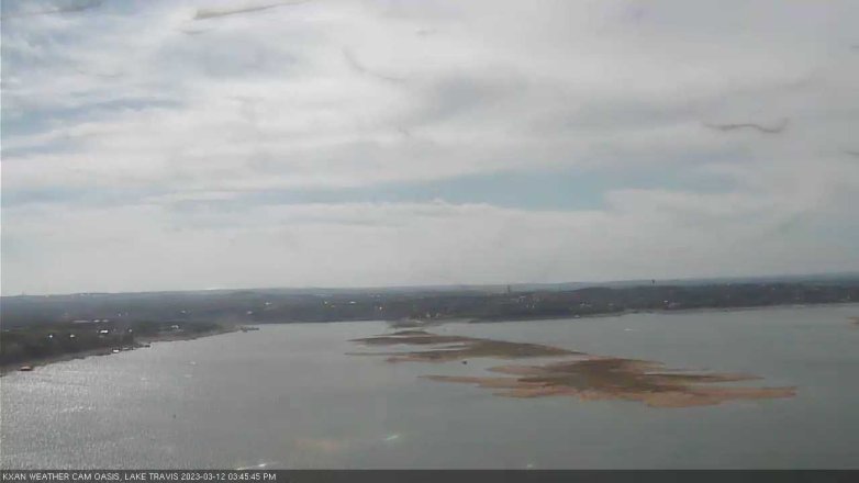Lake Travis webcam, March 12, 2023 3:45 PM CT