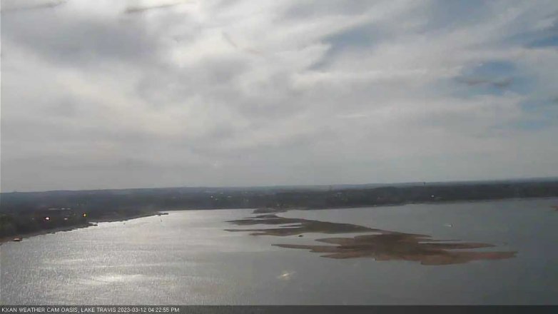 Lake Travis webcam, March 12, 2023 4:25 PM CT