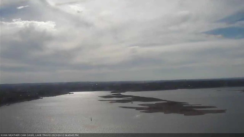 Lake Travis webcam, March 12, 2023 4:45 PM CT