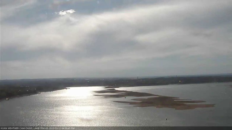 Lake Travis webcam, March 12, 2023 5:00 PM CT