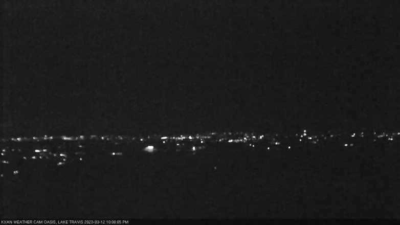 Lake Travis webcam, March 12, 2023 10:00 PM CT
