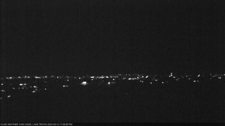 Lake Travis webcam, March 12, 2023 11:00 PM CT