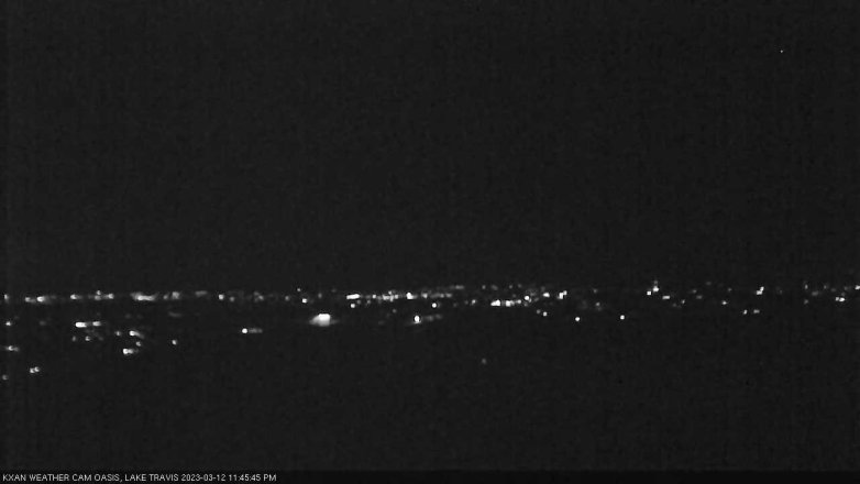 Lake Travis webcam, March 12, 2023 11:45 PM CT