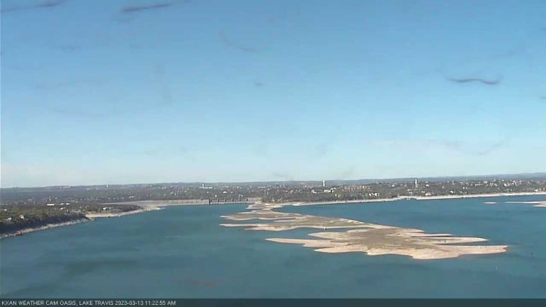 Lake Travis webcam, March 13, 2023 11:25 AM CT