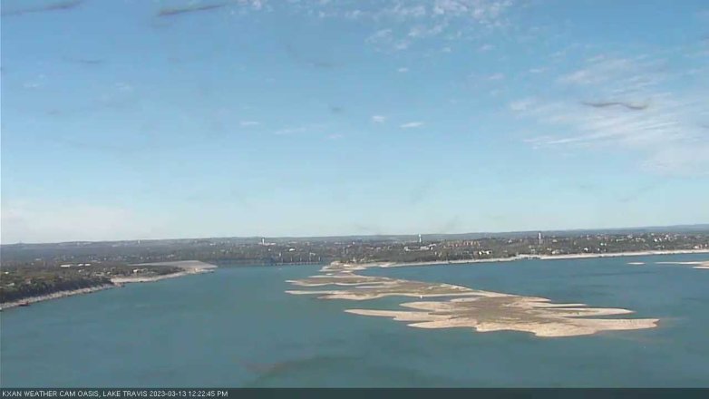 Lake Travis webcam, March 13, 2023 12:25 PM CT