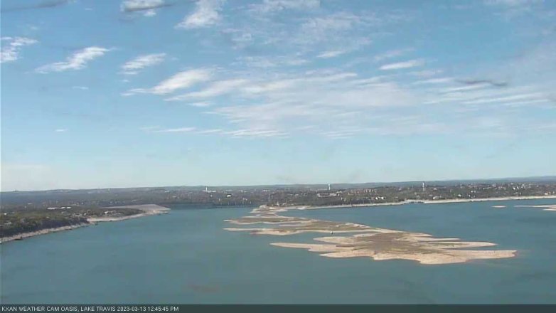 Lake Travis webcam, March 13, 2023 12:45 PM CT