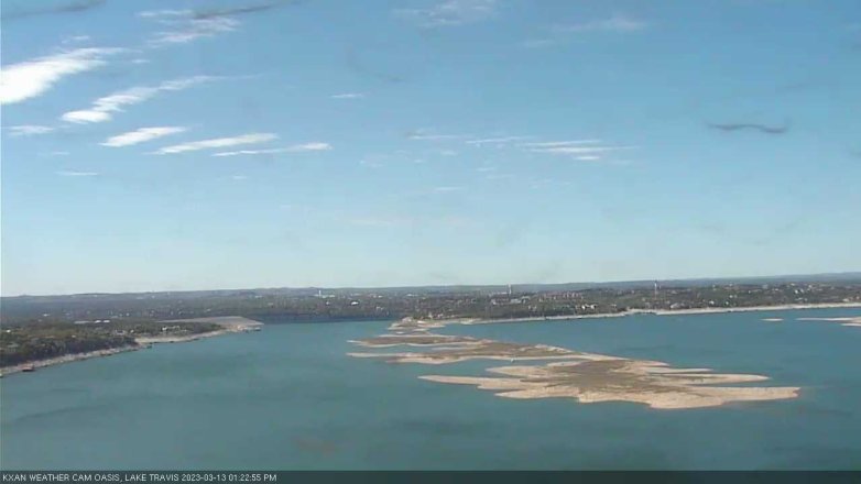 Lake Travis webcam, March 13, 2023 1:25 PM CT