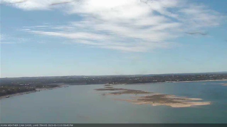 Lake Travis webcam, March 13, 2023 2:00 PM CT