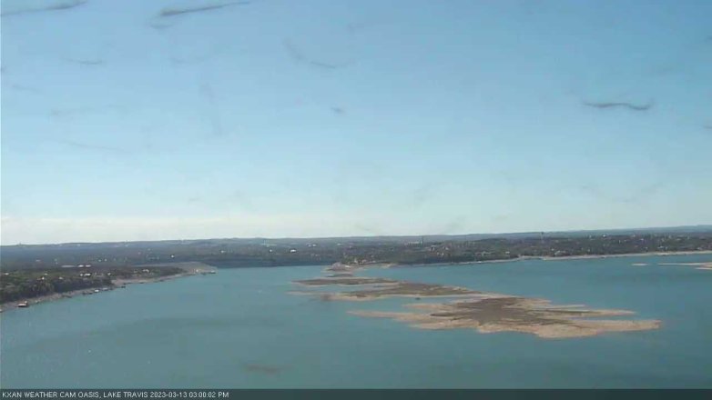 Lake Travis webcam, March 13, 2023 3:00 PM CT