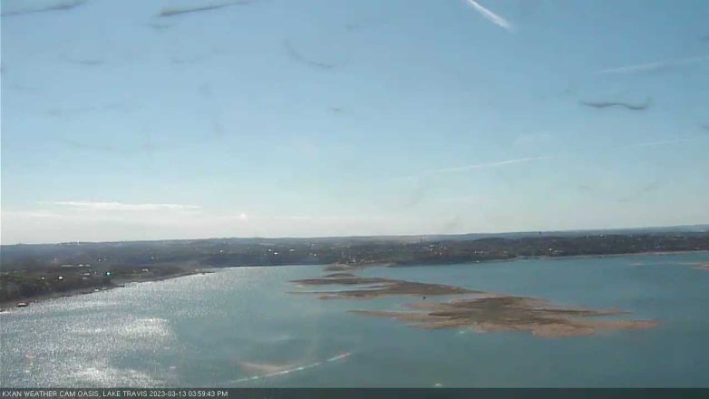 Lake Travis webcam, March 13, 2023 4:00 PM CT