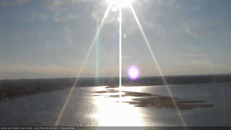 Lake Travis webcam, March 13, 2023 5:45 PM CT