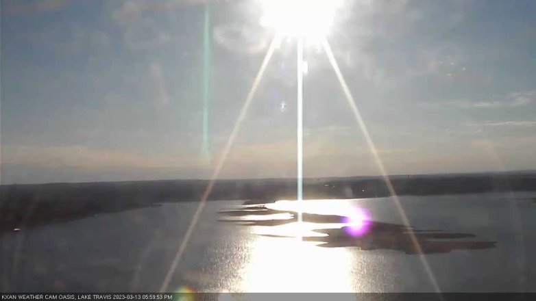 Lake Travis webcam, March 13, 2023 6:00 PM CT