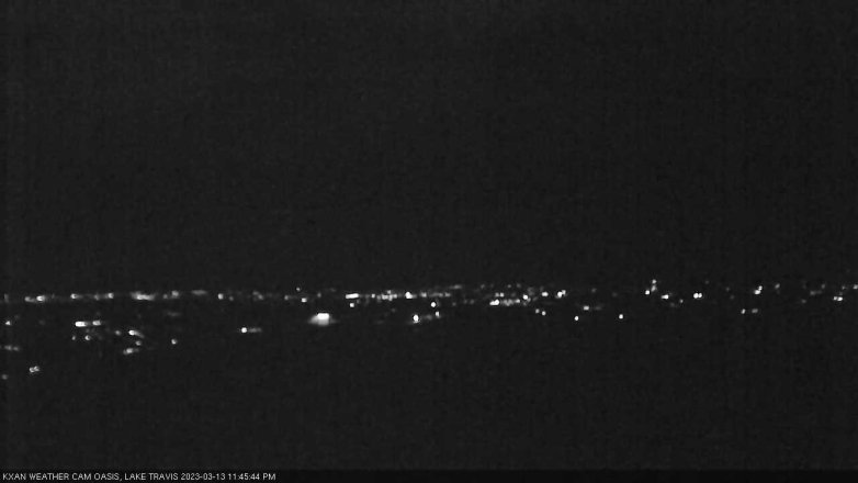 Lake Travis webcam, March 13, 2023 11:45 PM CT
