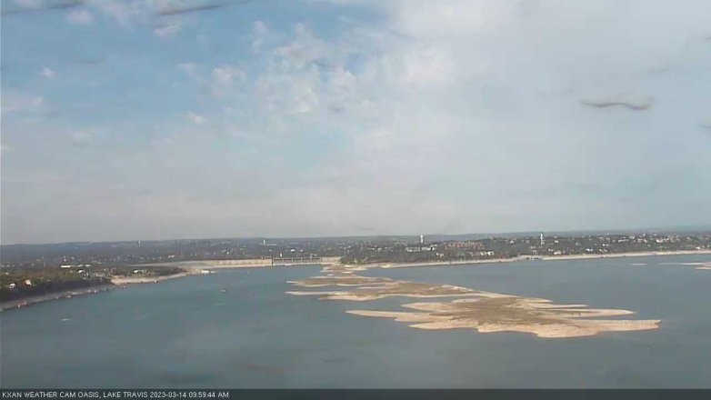 Lake Travis webcam, March 14, 2023 10:00 AM CT
