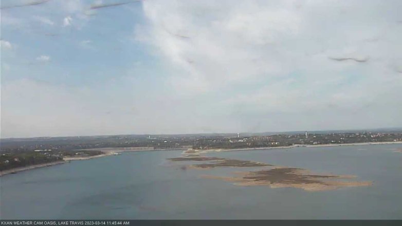 Lake Travis webcam, March 14, 2023 11:45 AM CT