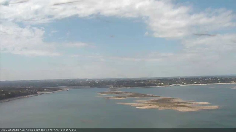 Lake Travis webcam, March 14, 2023 12:45 PM CT