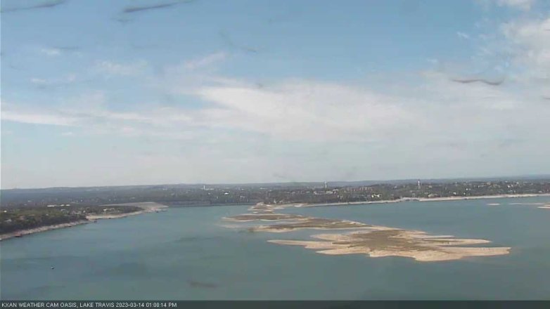 Lake Travis webcam, March 14, 2023 1:00 PM CT