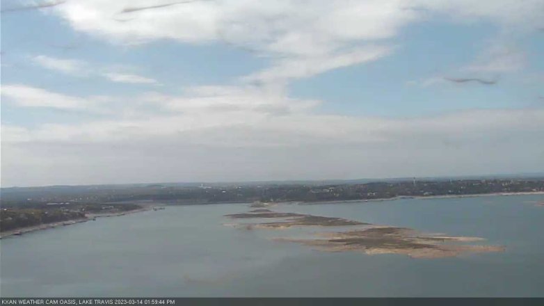 Lake Travis webcam, March 14, 2023 2:00 PM CT