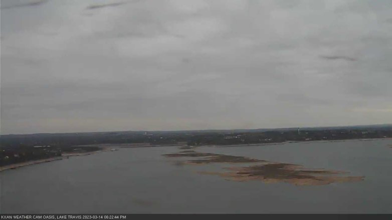 Lake Travis webcam, March 14, 2023 6:25 PM CT