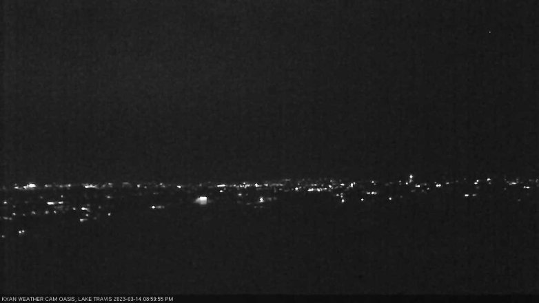 Lake Travis webcam, March 14, 2023 9:00 PM CT