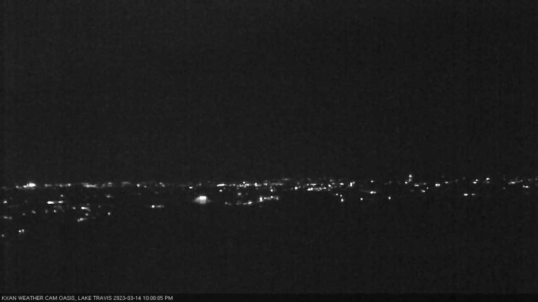 Lake Travis webcam, March 14, 2023 10:00 PM CT