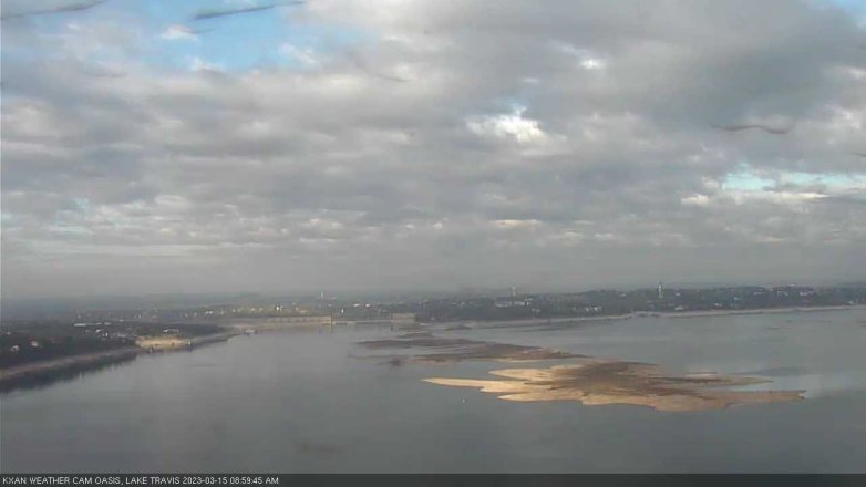 Lake Travis webcam, March 15, 2023 9:00 AM CT
