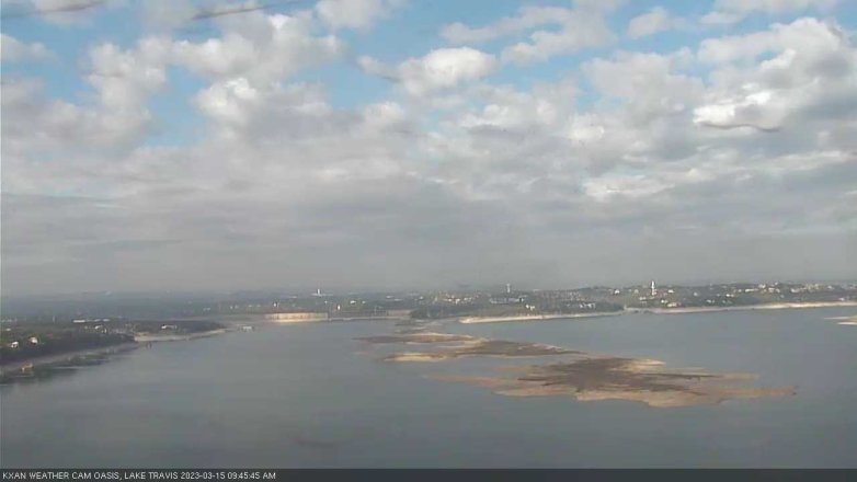 Lake Travis webcam, March 15, 2023 9:45 AM CT