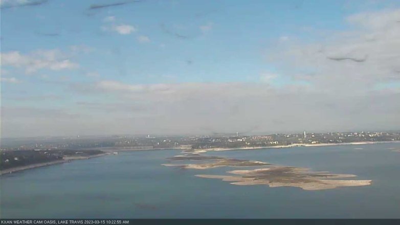 Lake Travis webcam, March 15, 2023 10:25 AM CT