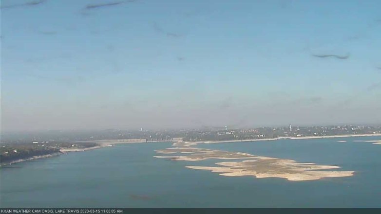 Lake Travis webcam, March 15, 2023 11:00 AM CT