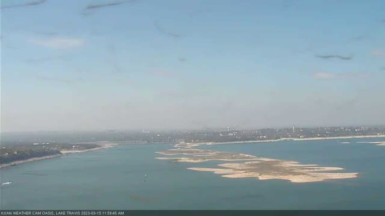 Lake Travis webcam, March 15, 2023 12:00 PM CT