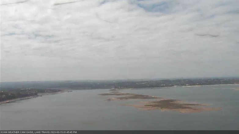 Lake Travis webcam, March 15, 2023 1:45 PM CT