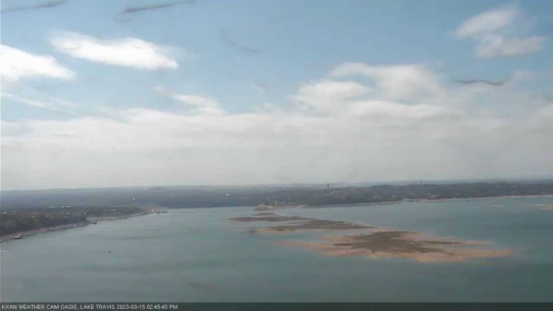 Lake Travis webcam, March 15, 2023 2:45 PM CT