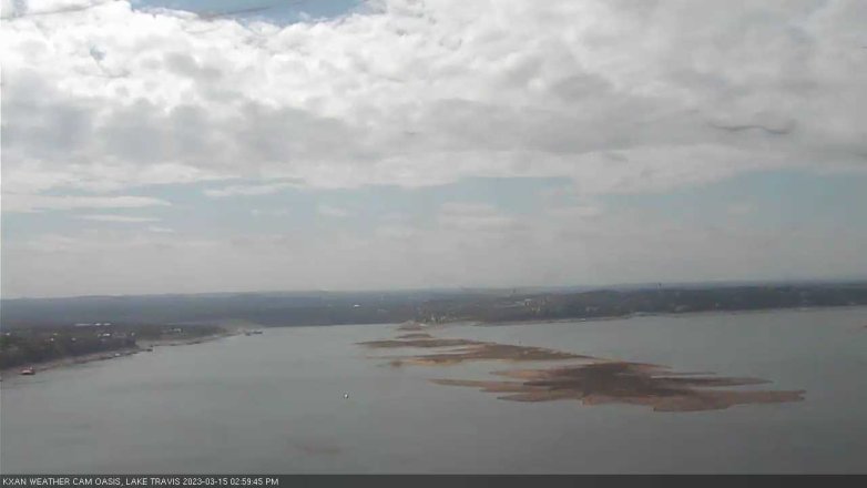 Lake Travis webcam, March 15, 2023 3:00 PM CT
