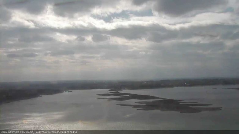 Lake Travis webcam, March 15, 2023 4:25 PM CT