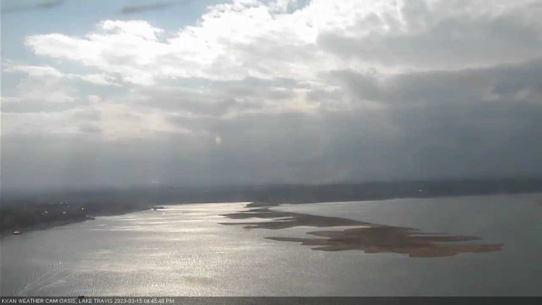 Lake Travis webcam, March 15, 2023 4:45 PM CT