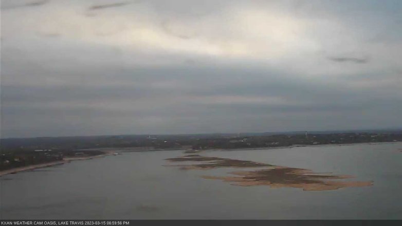 Lake Travis webcam, March 15, 2023 7:00 PM CT