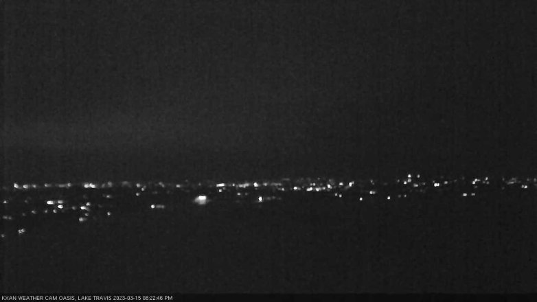 Lake Travis webcam, March 15, 2023 8:25 PM CT