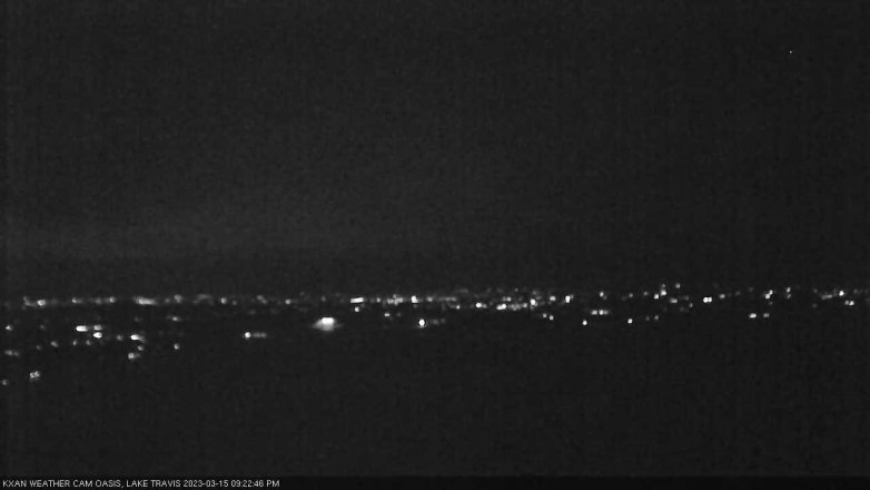Lake Travis webcam, March 15, 2023 9:25 PM CT