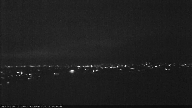 Lake Travis webcam, March 15, 2023 10:00 PM CT