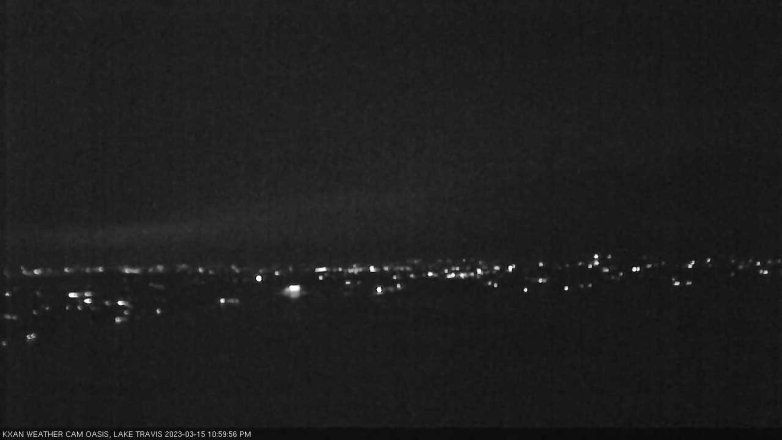 Lake Travis webcam, March 15, 2023 11:00 PM CT