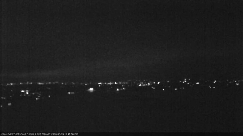 Lake Travis webcam, March 15, 2023 11:45 PM CT
