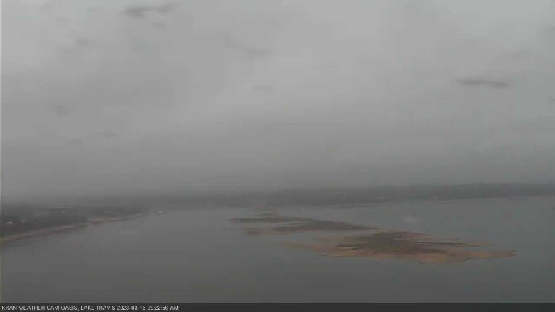 Lake Travis webcam, March 16, 2023 9:25 AM CT