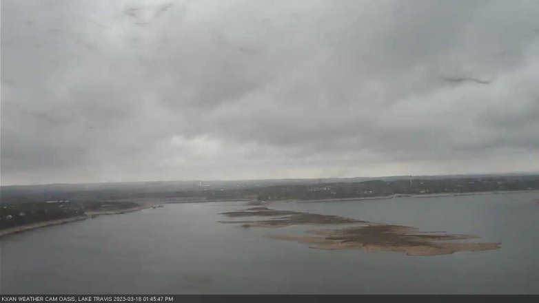 Lake Travis webcam, March 16, 2023 1:45 PM CT