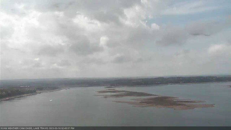 Lake Travis webcam, March 16, 2023 2:45 PM CT