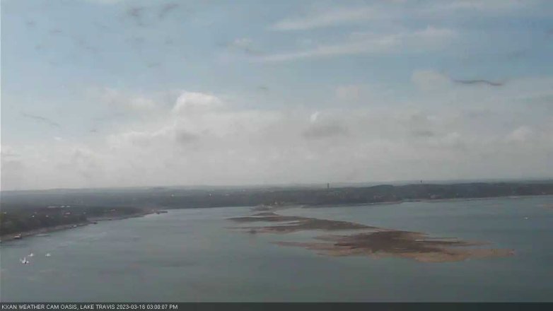 Lake Travis webcam, March 16, 2023 3:00 PM CT