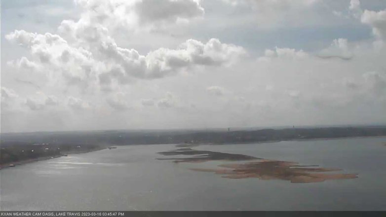 Lake Travis webcam, March 16, 2023 3:45 PM CT