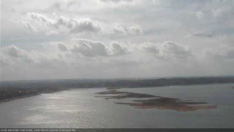 Lake Travis webcam, March 16, 2023 4:25 PM CT