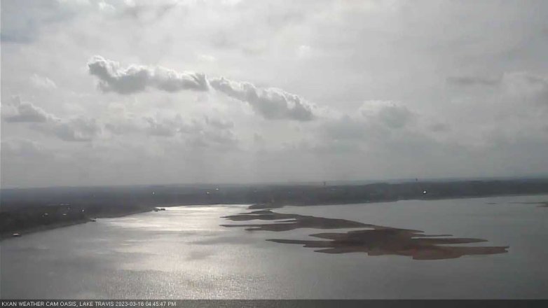 Lake Travis webcam, March 16, 2023 4:45 PM CT
