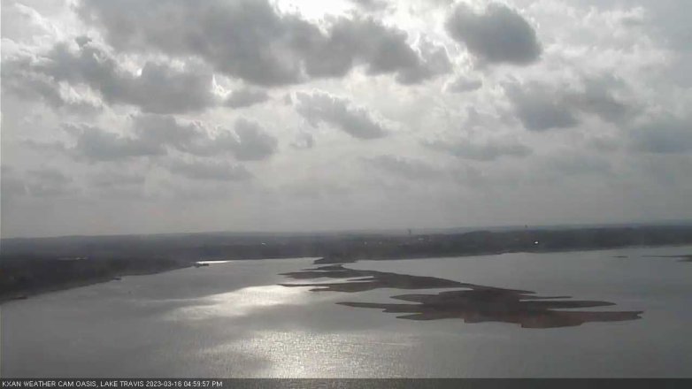 Lake Travis webcam, March 16, 2023 5:00 PM CT